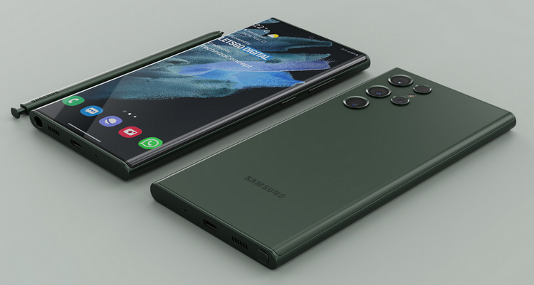三星Galaxy S22 Ultra,三星s22ultra图片 三星galaxy s22 ultra 真机曝光:galaxy note 系列可以退休了