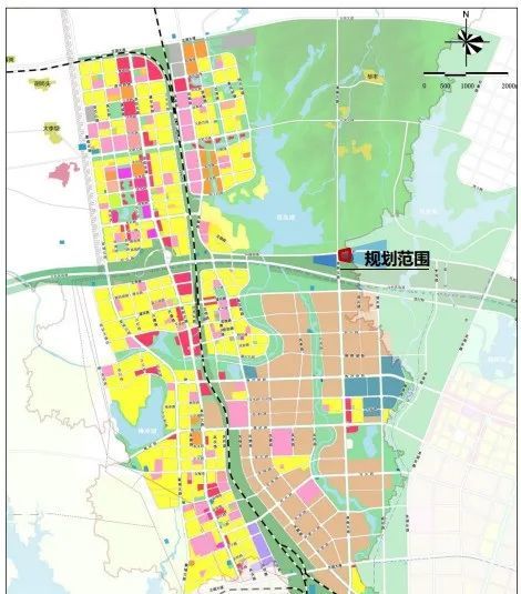 长丰北城这一地块规划出炉包括广播电视设施用地公园绿地