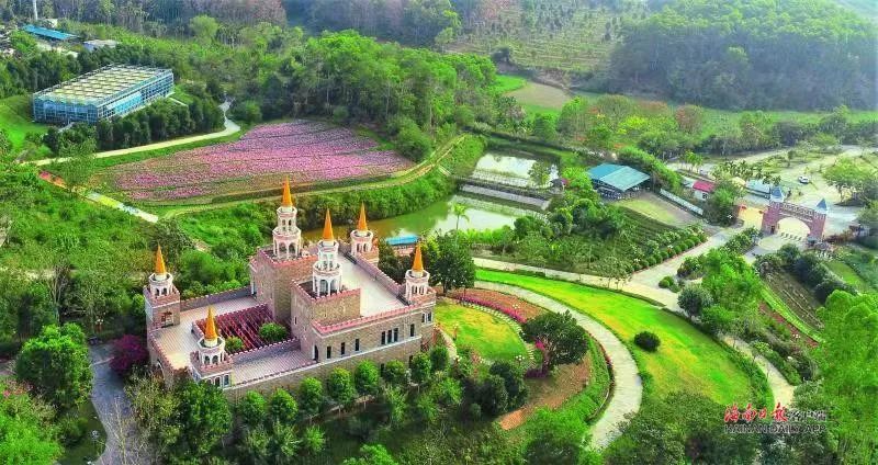 俯瞰屯昌梦幻香山景区 来源:海南日报