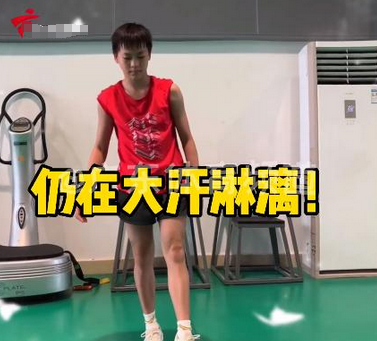 全红婵在国外有多火国际运动频道播放最高大汗淋漓仍坚持训练