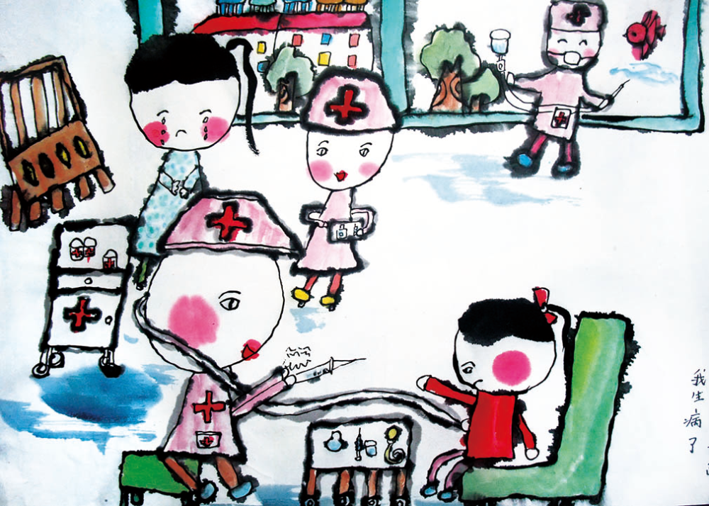 优秀儿童画赏析——孩子们绘画下的医院