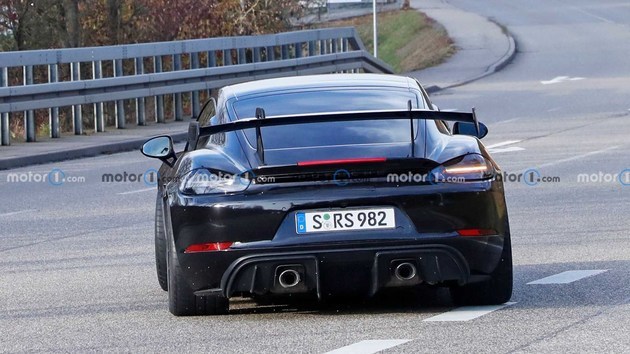 保时捷718caymangt4rs将于11月亮相搭载40l引擎功率近500ps