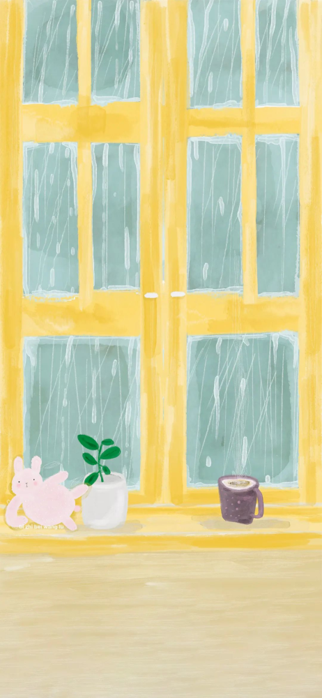 唯美朦胧雨景壁纸
