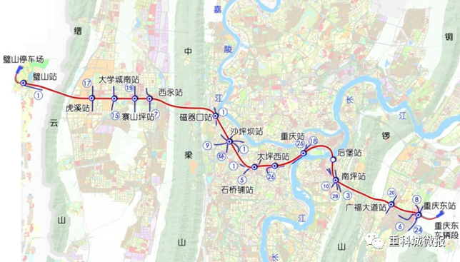 西起璧山轨道交通27号线开工了
