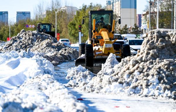 内蒙古通辽市全力抗击雪灾