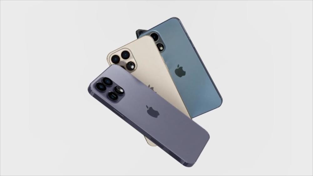 iphone14promax图片,2023年iphone15样子 iphone14pro渲染图:侧边指纹识别 屏下faceid,加量减价果粉深爱