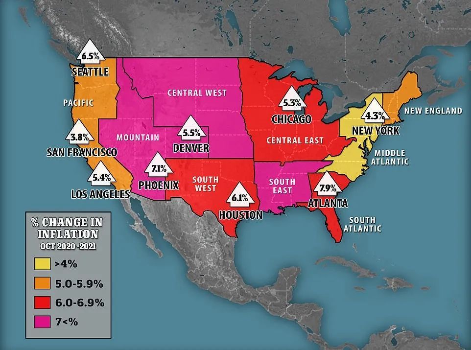 美国通胀率创31年新高,共和党州成了"重灾区"?拜登口风都变了!