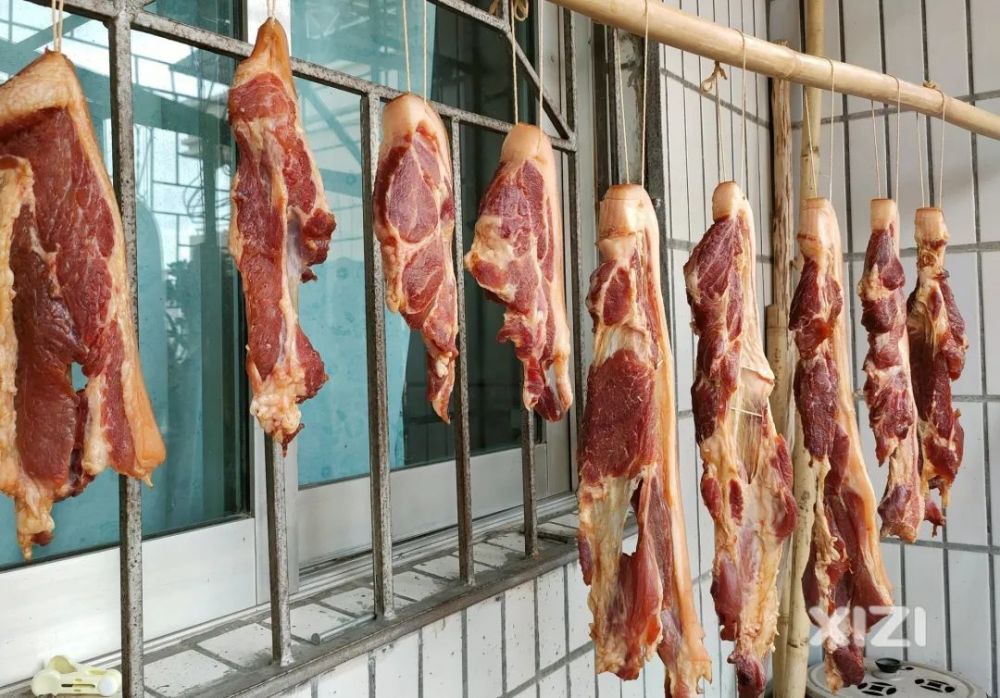 猪肉10几块一斤惠东人晒腊肉的时候到了