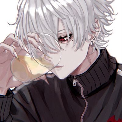 万千动漫男头白毛占一半