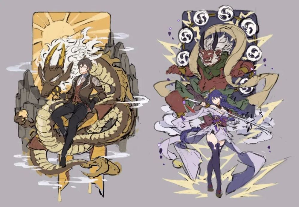 宝藏插画师,原神,鬼灭之刃都是她画的!