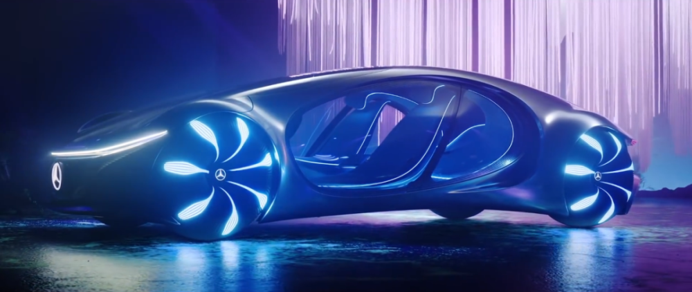 奔驰推出了"阿凡达"概念车,这设计太酷炫了!