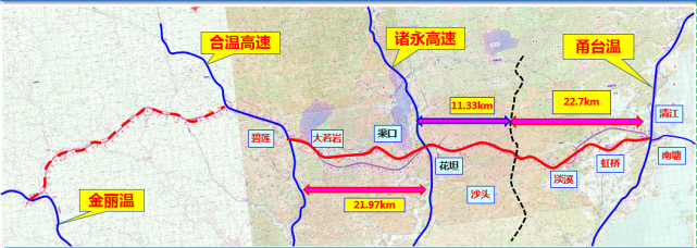 项目工可通过专家审查,为乐永青高速乐清至永嘉段和甬台温高速公路改