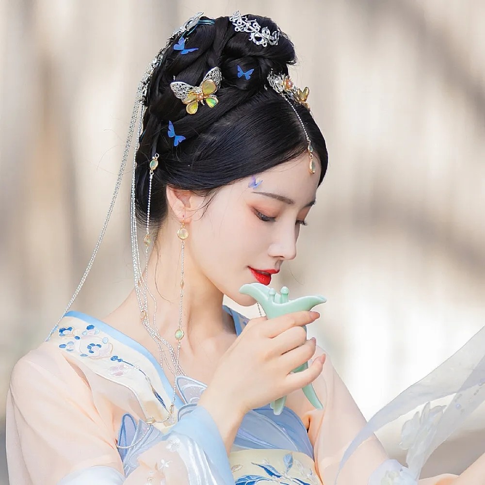 古风真人女生头像三生有幸遇见你人生只有两次幸运就好一次遇见你一次
