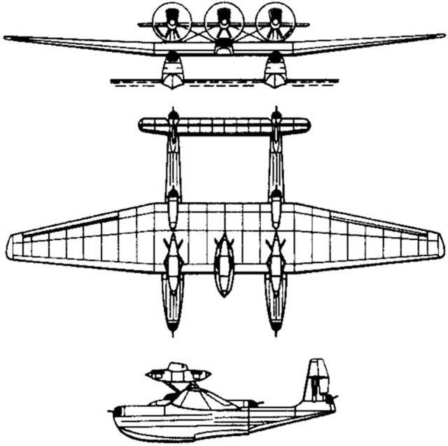 图波列夫atn-22,苏联二战前的大型双体水上飞机