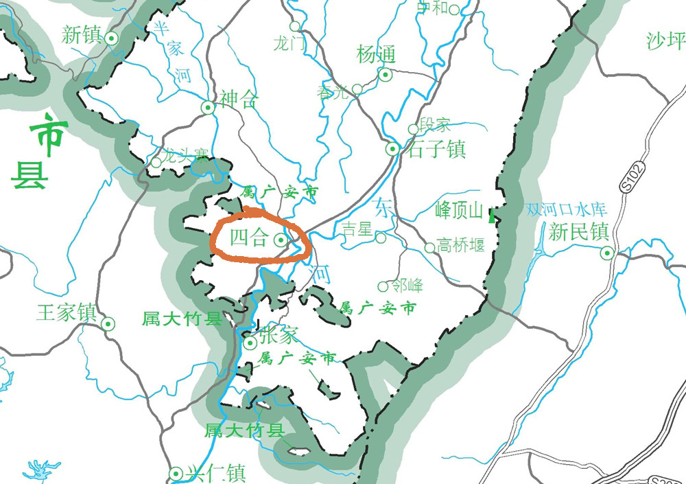 四川大竹县一个普通的小镇在古代居然当了数百年的县城