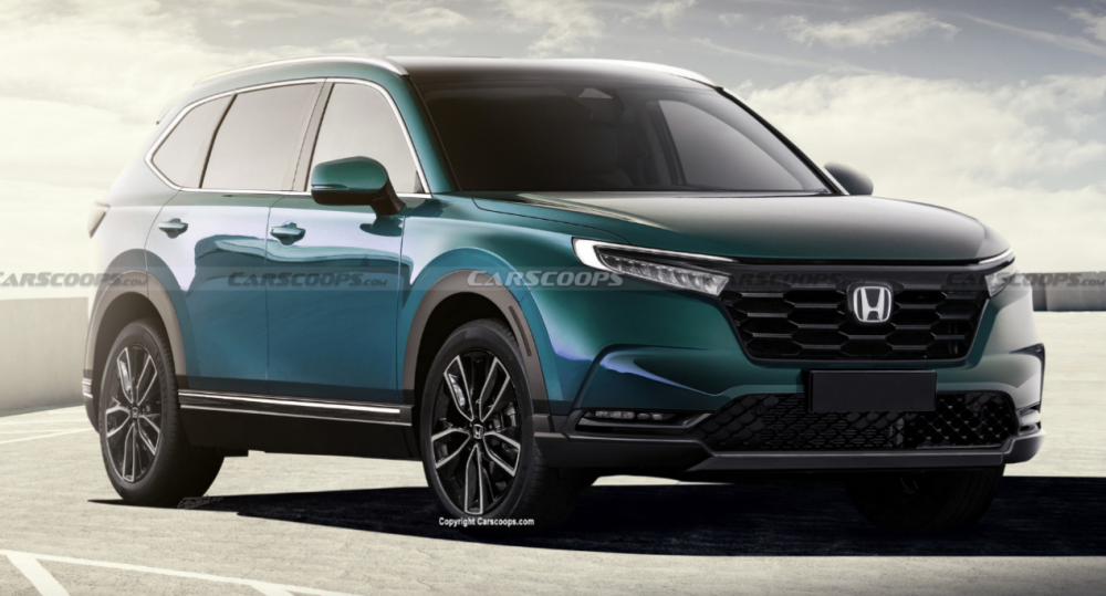 2023款本田CRV最新消息,2023款本田crv预告图 2023款本田"crv"曝光!新增四种梦幻色,内饰完美蜕变