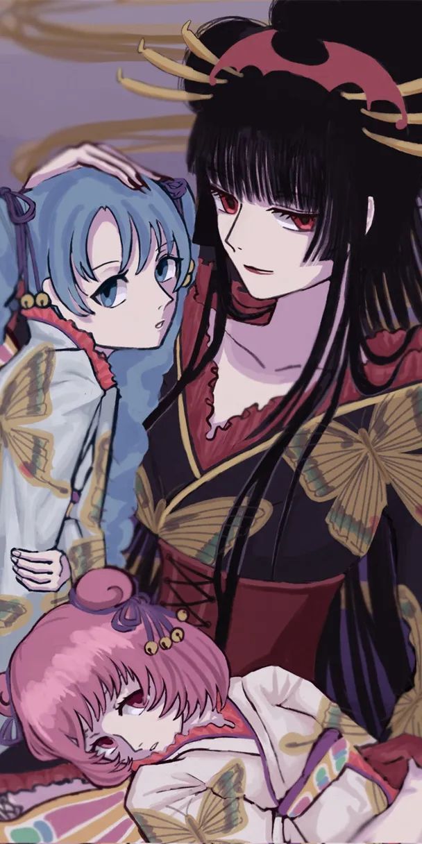 《xxxholic》壹原侑子,极东的魔女,动漫全面屏壁纸