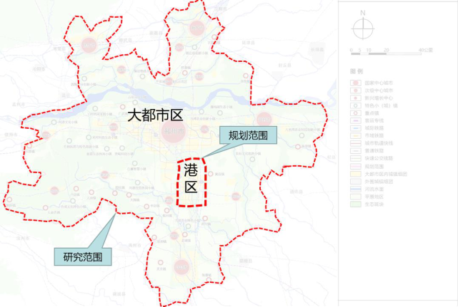 项目研究范围为本次研究范围为郑州大都市区范围(1 4),规划范围为郑州