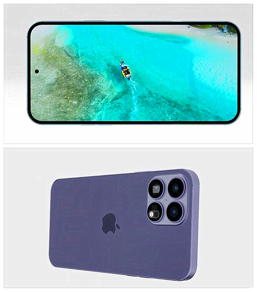 iphone14系列概念图遭曝光:五种新颖设计,或是果粉最爱