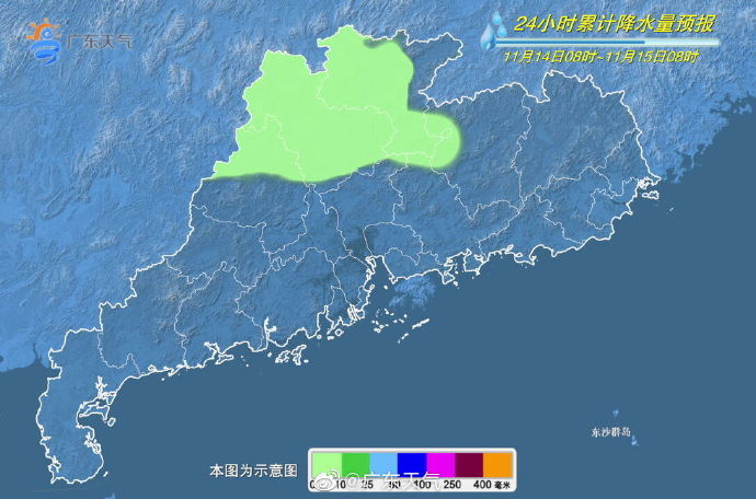 广东天气预报两日晴燥后日小雨