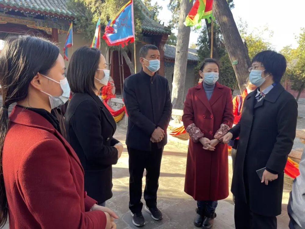 洛阳市委常委,宣传部部长王飞一行来关林景区调研