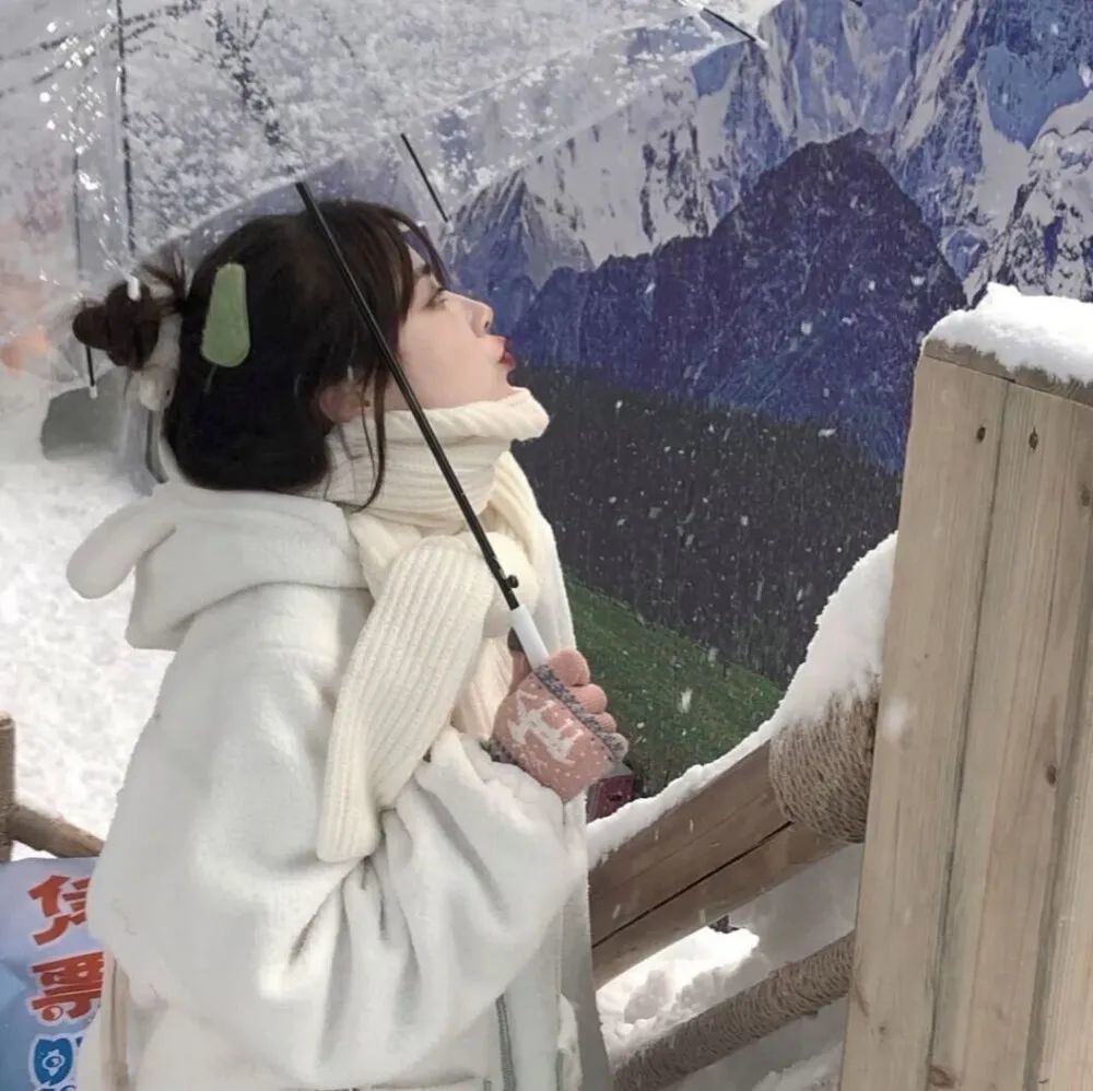 微信头像丨秋冬女头,可爱小清新女生头像
