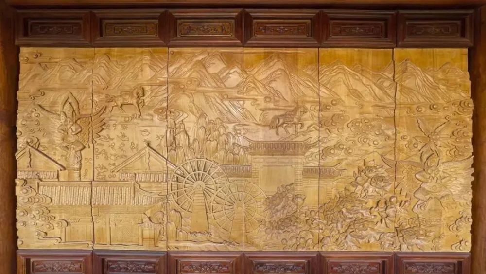 剑川这幅50多米的茶马古道木雕壁画是如何制作出来的?
