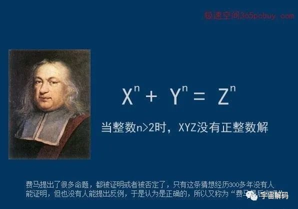 【宇宙探秘】费马大定理—一个困惑了世间智者358年的谜