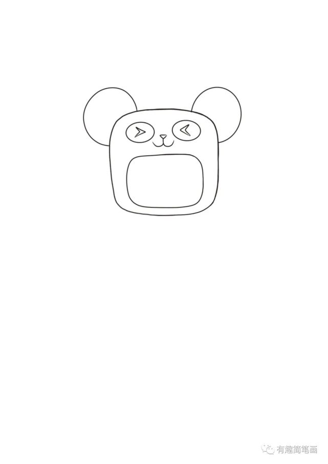 画出胖达耳朵画出胖达的脸部原创不易,本教程仅供学习新手建议铅笔画