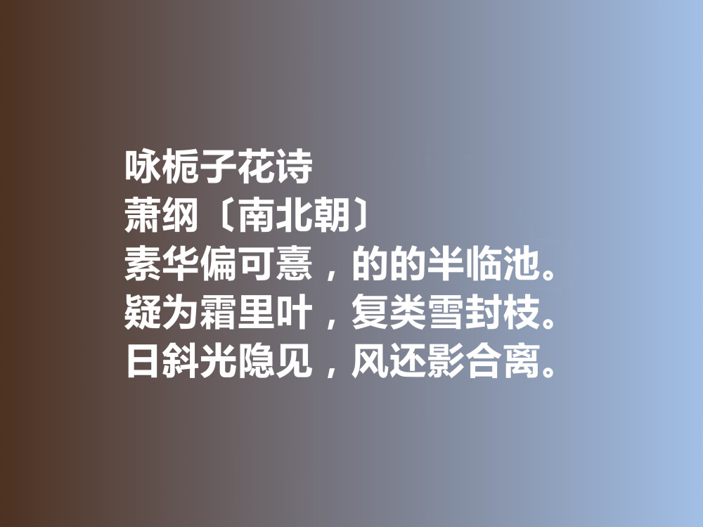 总体来讲,在南北朝时期梁朝,萧纲的诗文创作算是首屈一指,但在诗坛