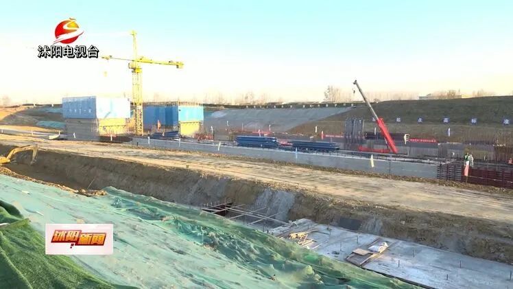 沭阳第二条高速公路施工现场