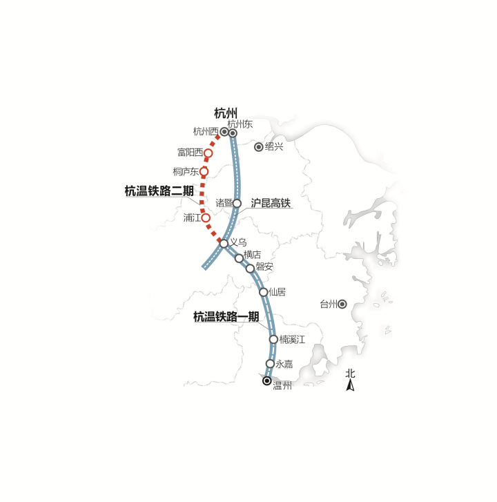 2025年,杭州坐高铁去台州,温州,舟山,一小时左右都能到
