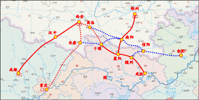 "合康高铁"变"合西高铁",襄阳出局南阳占上风,十堰成