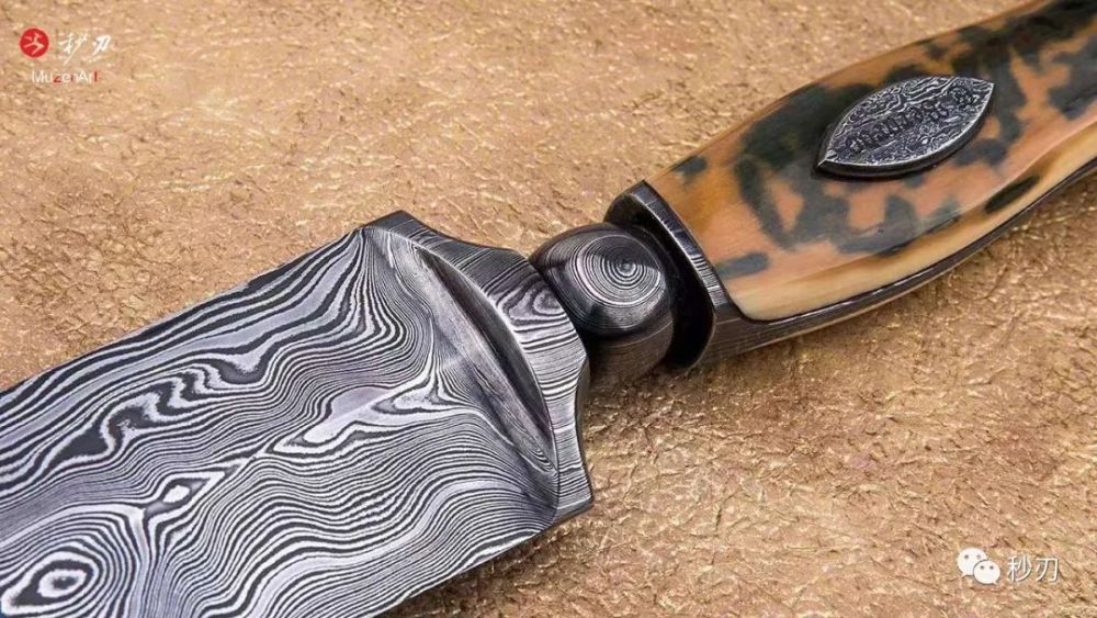 迄今为止上过手的最大尺寸一体钢大马士革作品