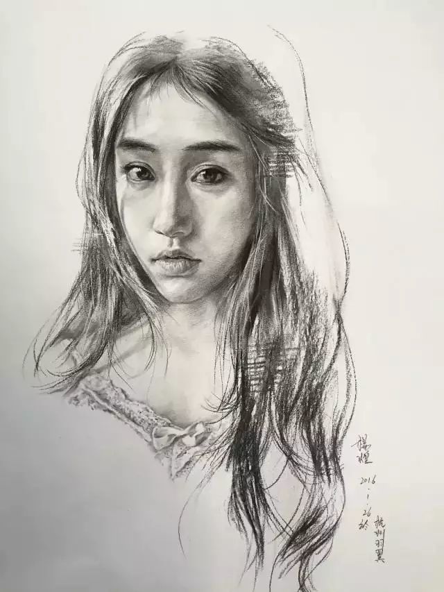 素描人物素描少女原来可以这么美高清图片