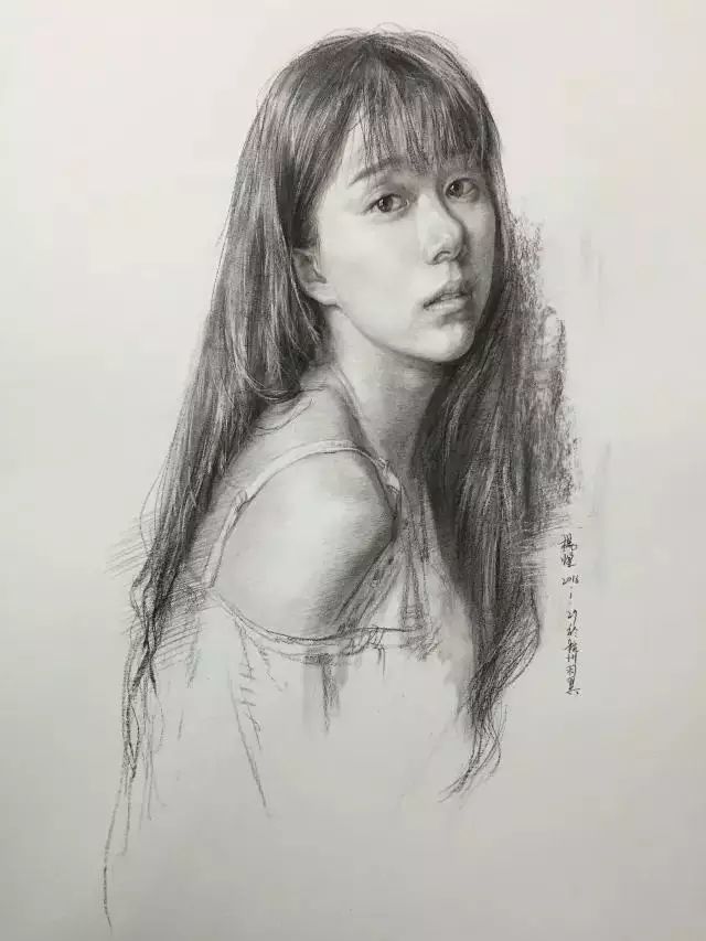 素描人物|素描少女原来可以这么美高清图片