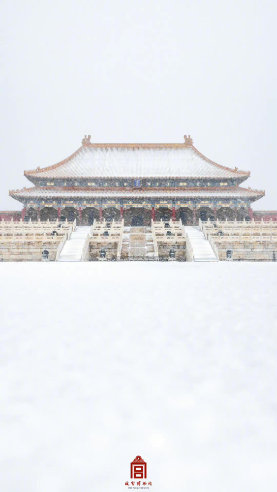 精美壁纸故宫雪那座四方城