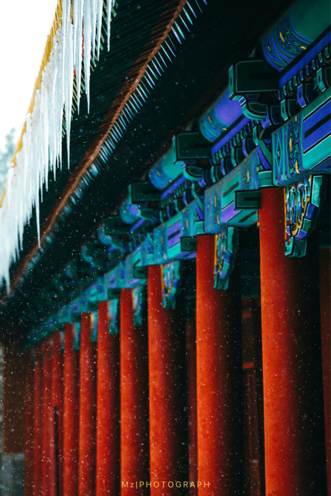 精美壁纸故宫雪那座四方城