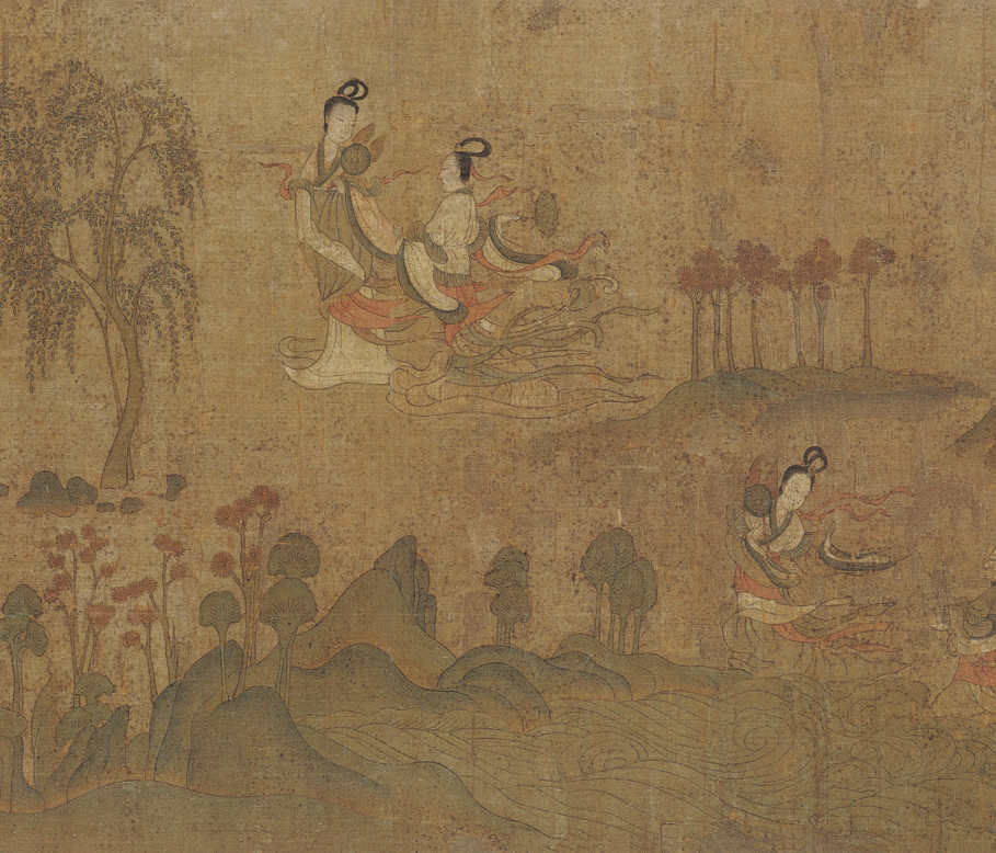 洛神赋图 顾恺之洛神赋图长卷高清图 中国十大传世名画