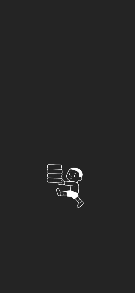 黑色简笔画壁纸