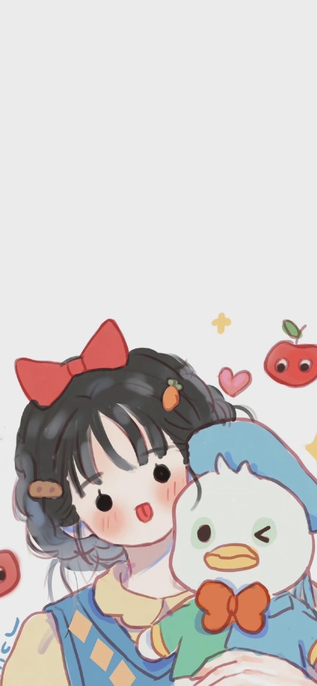 简约漫画插话壁纸