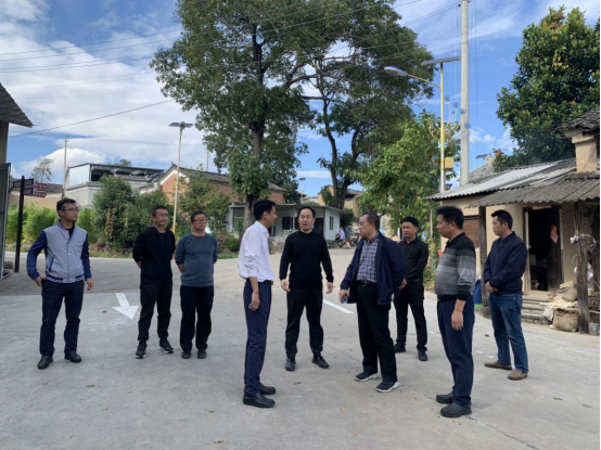 11月13日,中共保山市委副书记,市长洪维智率队到腾冲市荷花镇调研指导