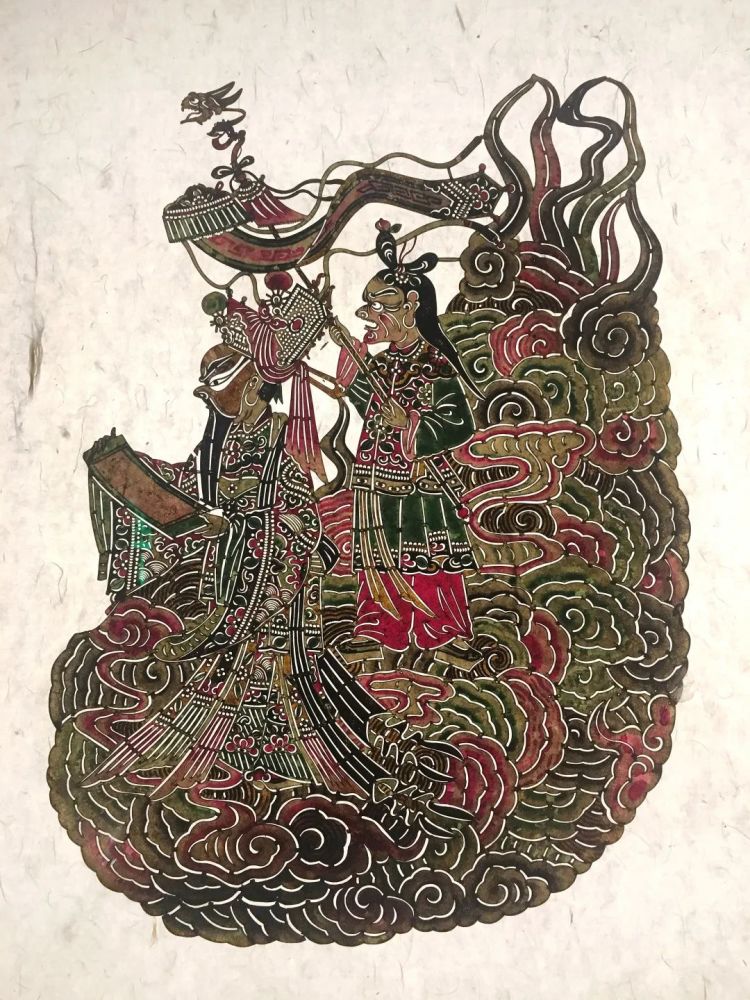 陕西皮影中的神怪变化