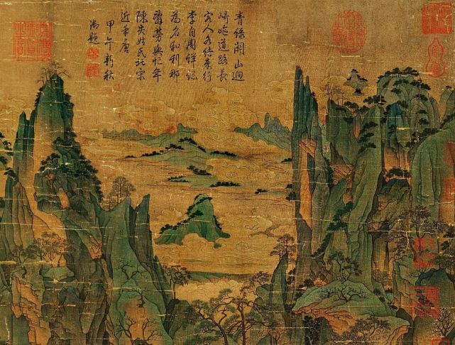 唐代中期青绿山水画代表画家——李思训、李昭道-腾讯新闻