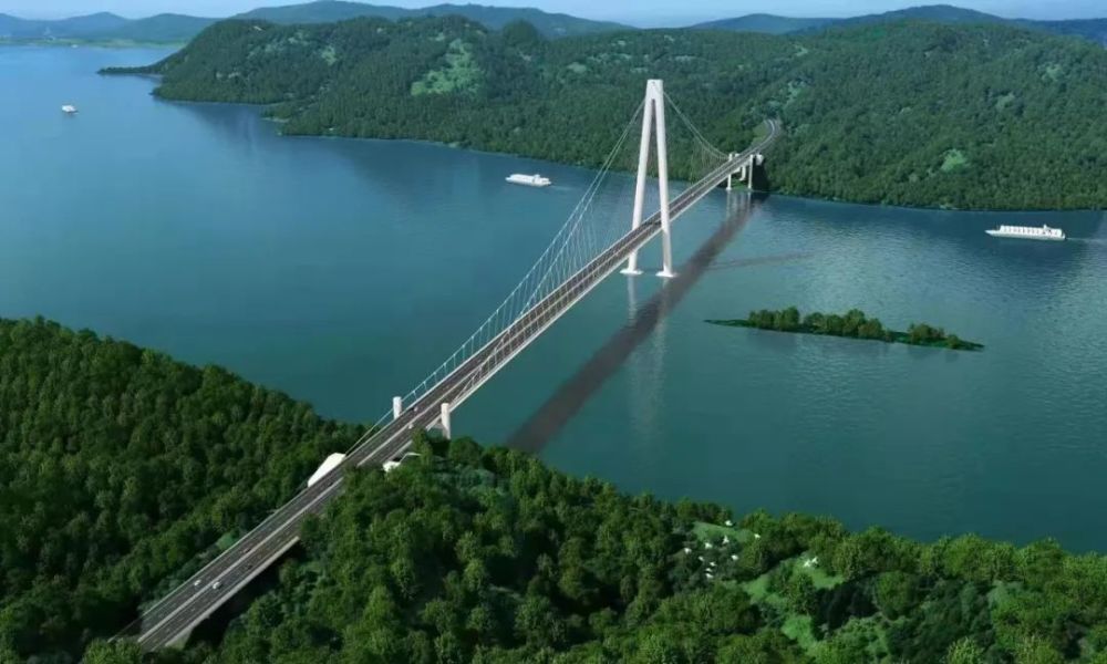 平南至岑溪高速藤县蒙江连垌浔江特大桥主桥墩平台搭建启动