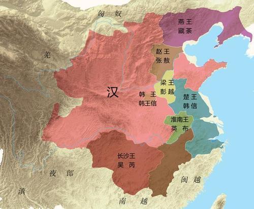 汉初地图