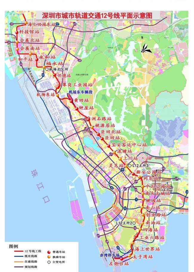 深圳地铁12号线宝安客运中心站附属1号风亭组结构封底