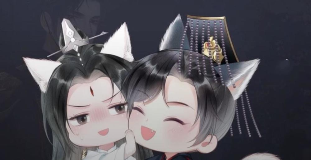 二哈和他的白猫师尊漫画倒计时踏仙帝君很萌楚晚宁很好看