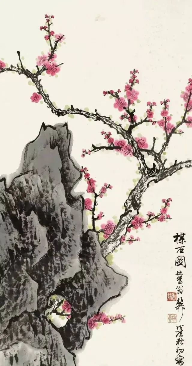 陶冷月 梅花《江梅》南宋 王十朋园林尽摇落,冰雪独相宜.