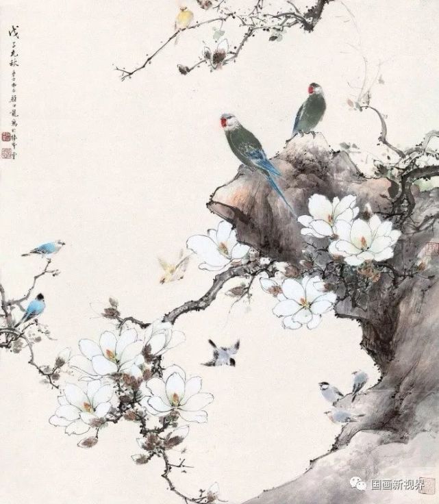 这花鸟,真耐看!